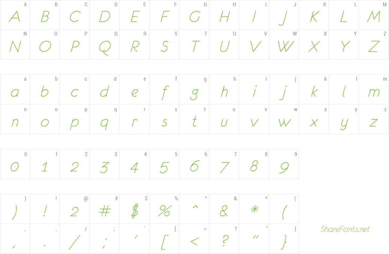 Font eurofurence light preview